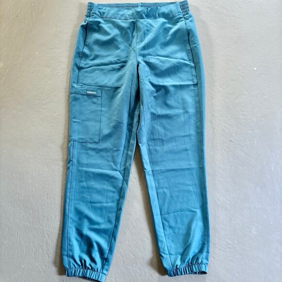 Lot of 3 Jogger Scrub Pants Navy & Teal Small/Small Short - Picture 8 of 16